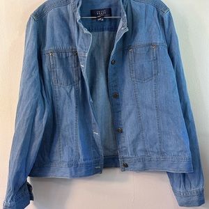 Xl Denim Jacket..Crazy Horse by Liz Claiborne